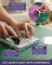 The Quilted Bear Pentagon Quilting Templates – 8 Clear Non-Slip Acrylic Quilt Templates for Precise Fabric Cutting & Stress-Free Machine Quilting - Ideal for Quilt & Sewing Supplies (¾–3")